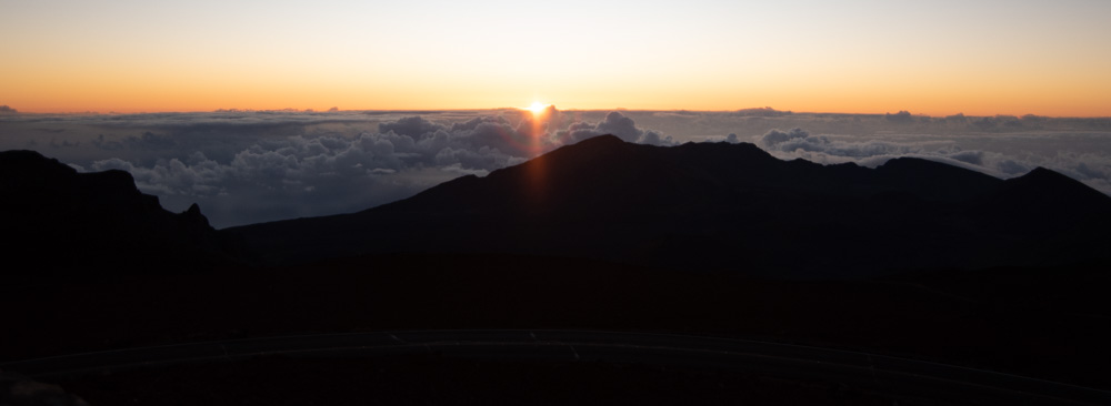 sunrise at Haleakalā, Maui, HI